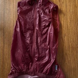 Women's Burgundy Cycling Windproof Vest
